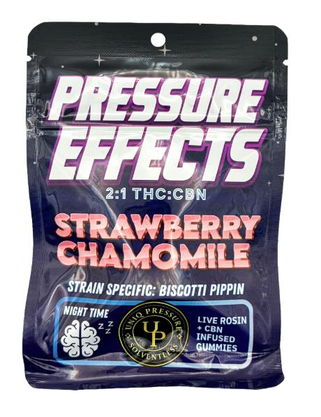 Strawberry Chamomile 2:1 THC:CBN Gummies | 200mg | 10ct | 20mg/ea