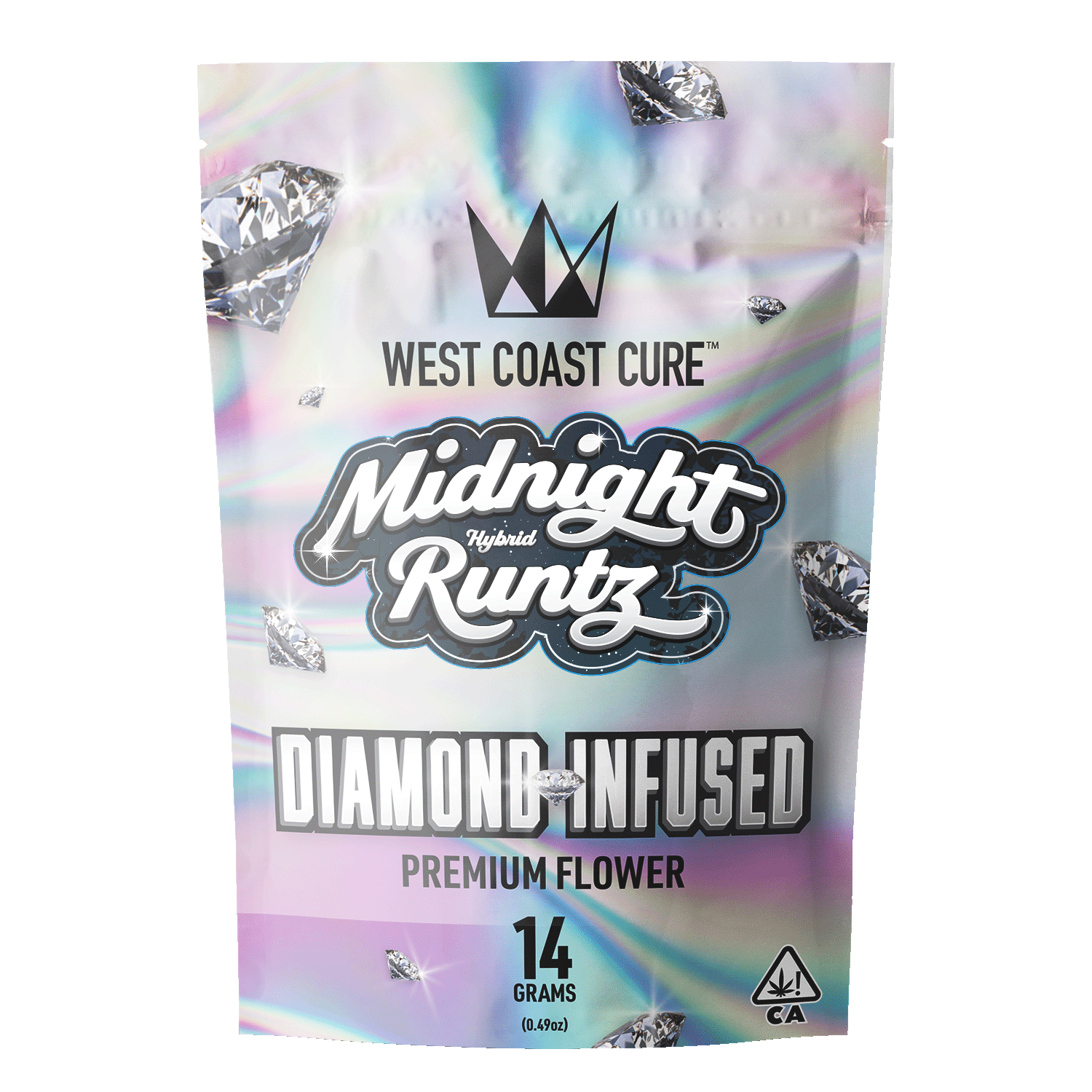 Midnight Runtz - 14G Diamond Infused Premium Flower