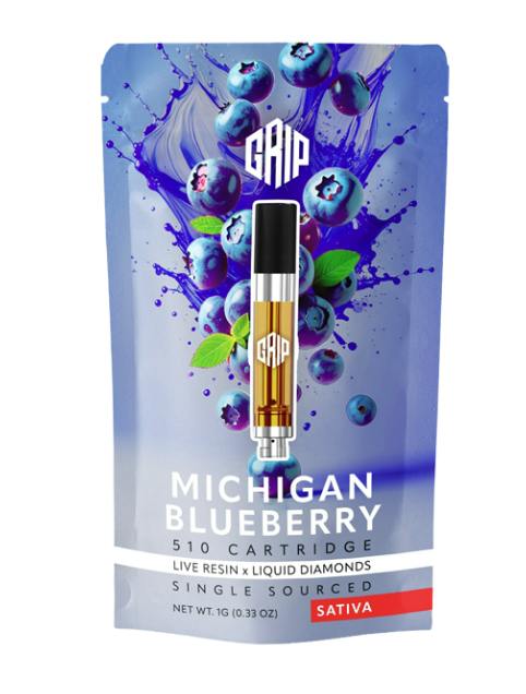 Michigan Blueberry | Live Resin Cartridge | 1g at Apothecare Weed Provisioning Center Houghton Lake