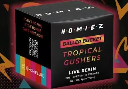 Tropical Gushers | Live Resin Baller Bucket | 5g