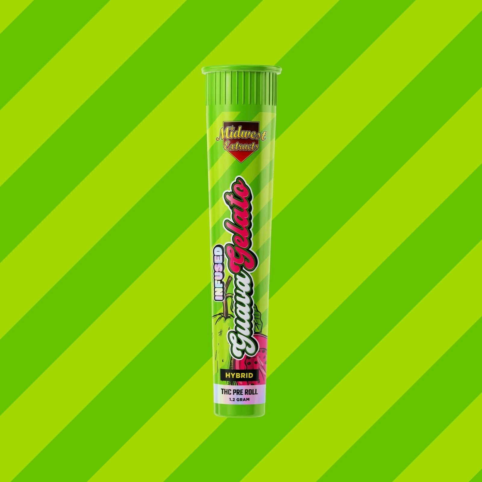 Midwest Extracts | 1.2g Infused Preroll | Guava Gelato by Midwest Extracts