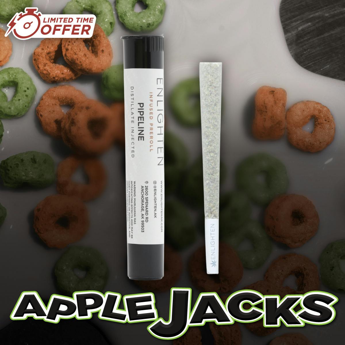 Limited Edition: Apple Jacks Distillate Pipeline - .75g