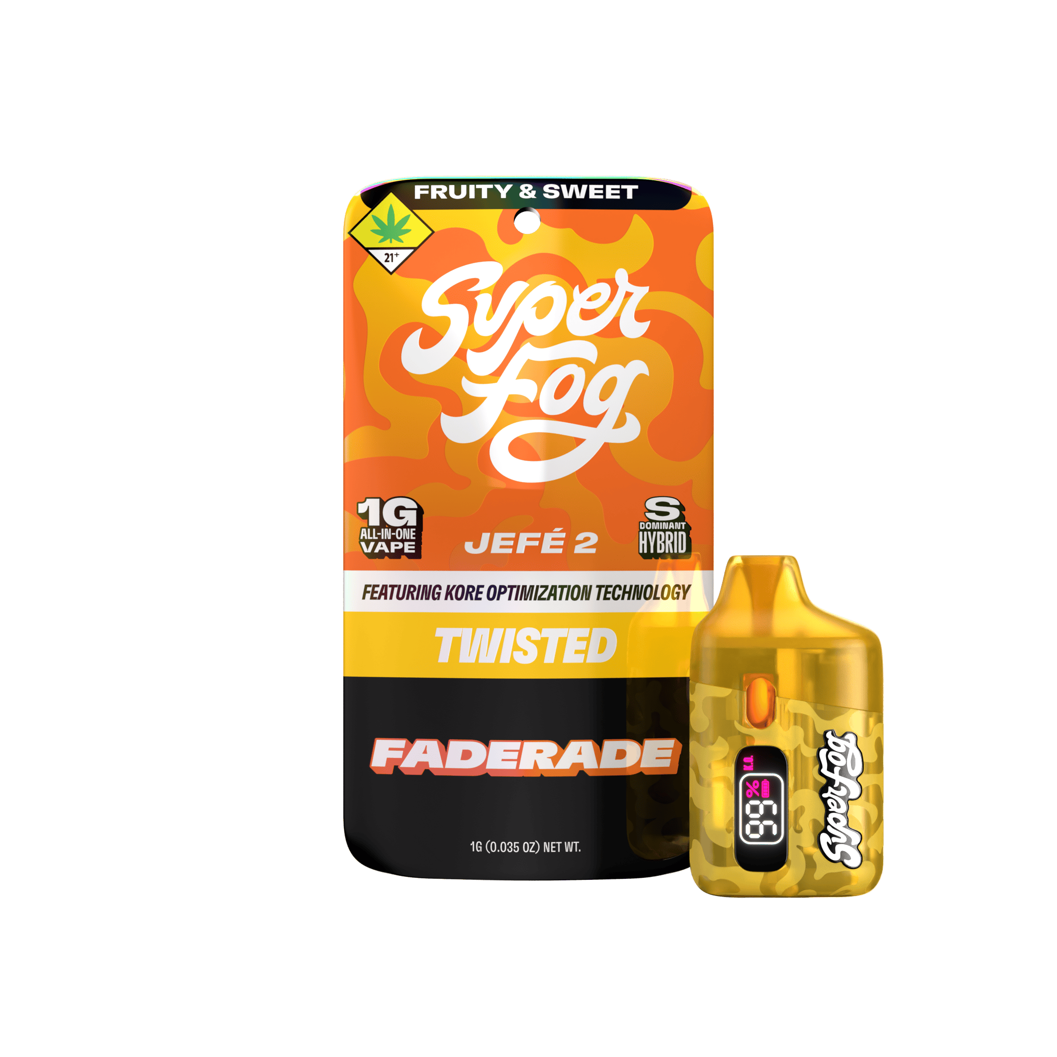 Faderade | TWISTED Liquid Diamonds Jefé 2 Disposable | 1g