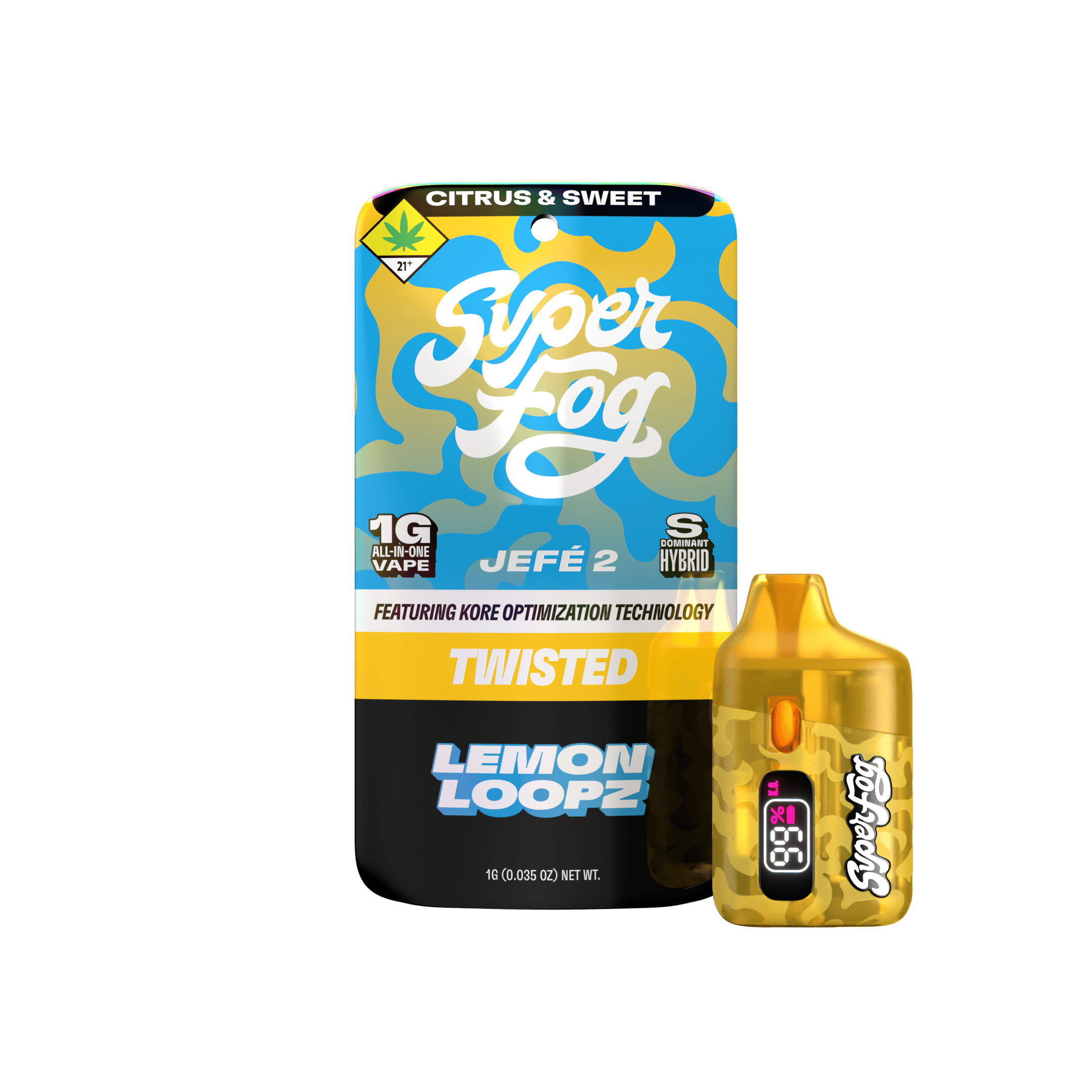 Lemon Loopz | TWISTED Liquid Diamonds Jefé 2 Disposable | 1g