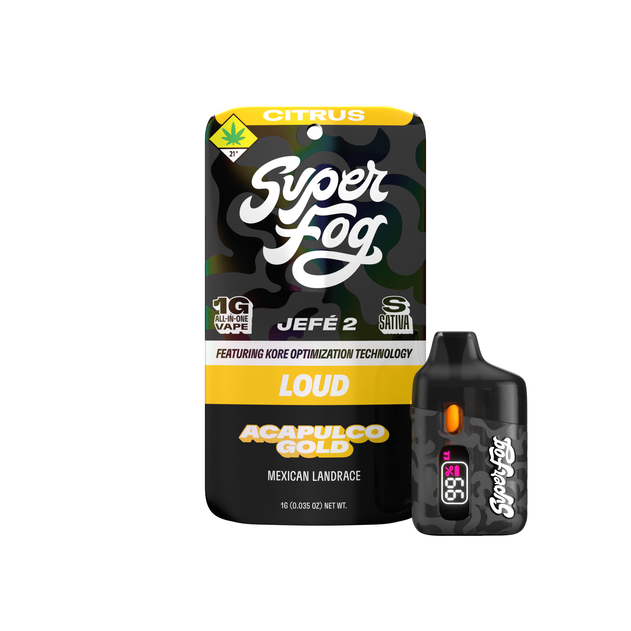 Acapulco Gold | LOUD High Terpine Extract Jefé 2 Disposable | 1g