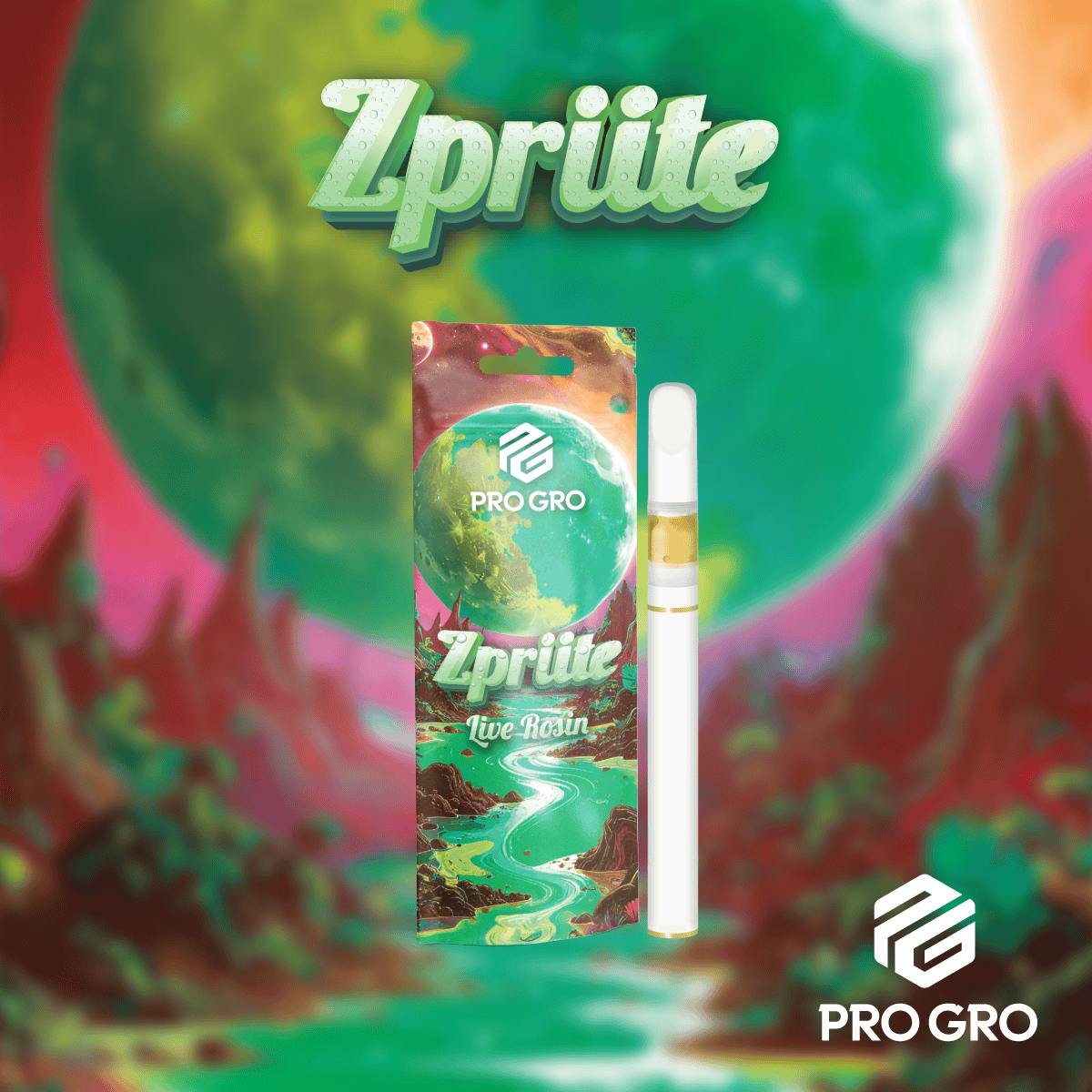 Zpriite | Live Rosin Disposable | 0.5g by Pro Gro