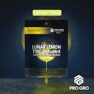 Lunar Lemon | Lemon Lime Live Resin Gummies | 200mg | 10ct | 20mg/ea by Pro Gro