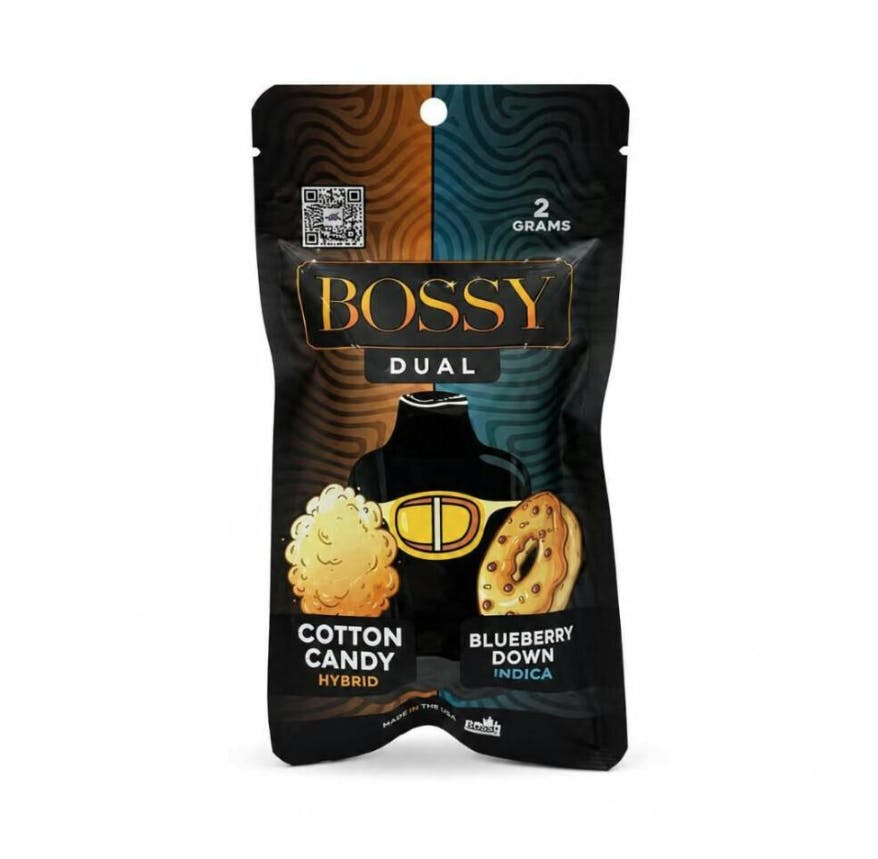 Cotton Candy x Blueberry Down | Dual Disposable | 2g by Bossy