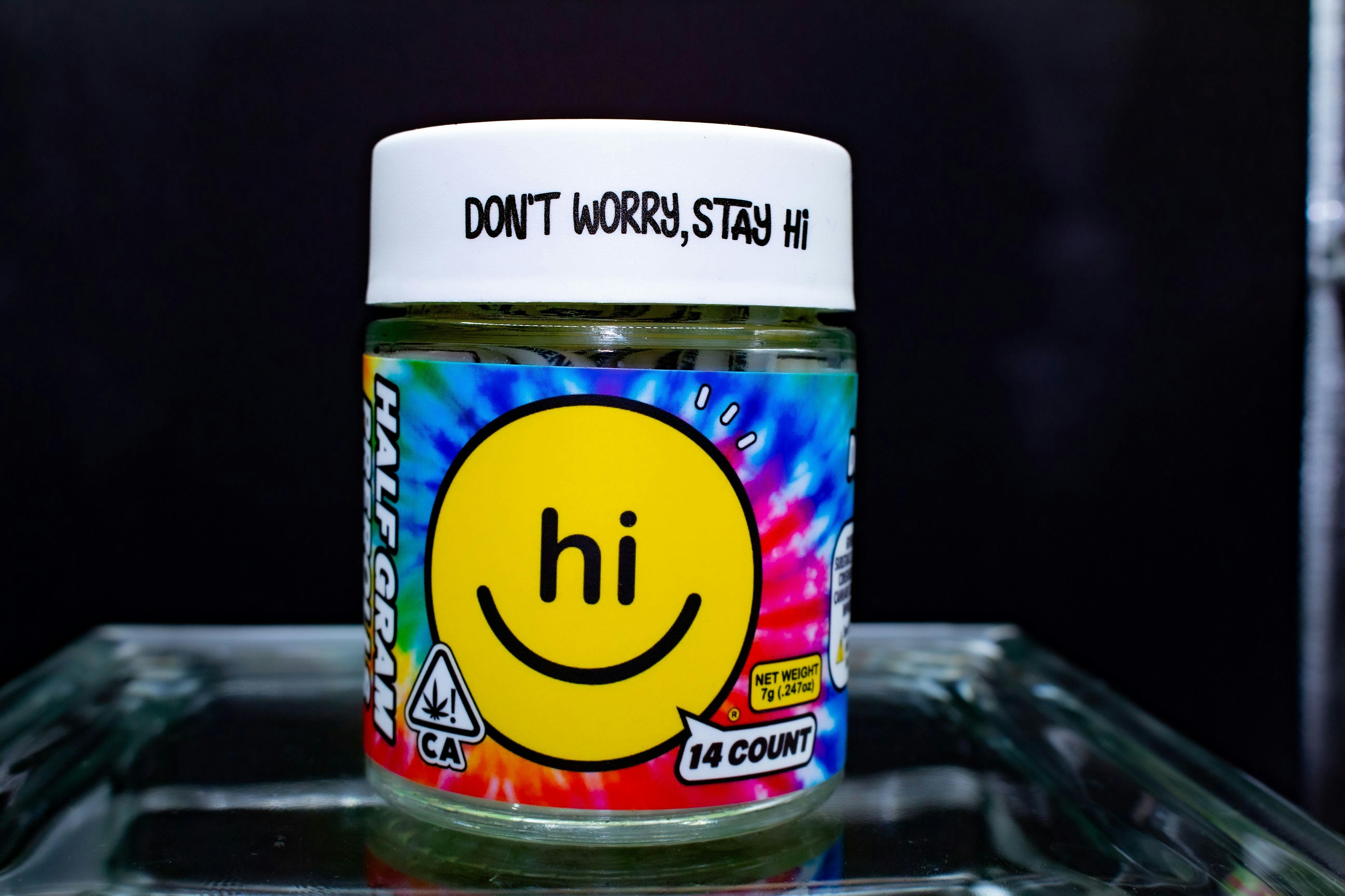 Hi- 14 pack 0.5g Prerolls- Grape Runtz- Indica