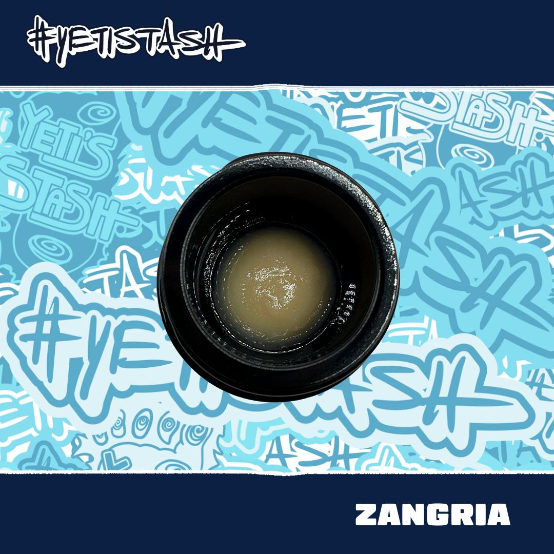 Yetistash | Zangria | Live Rosin | 1G Jar