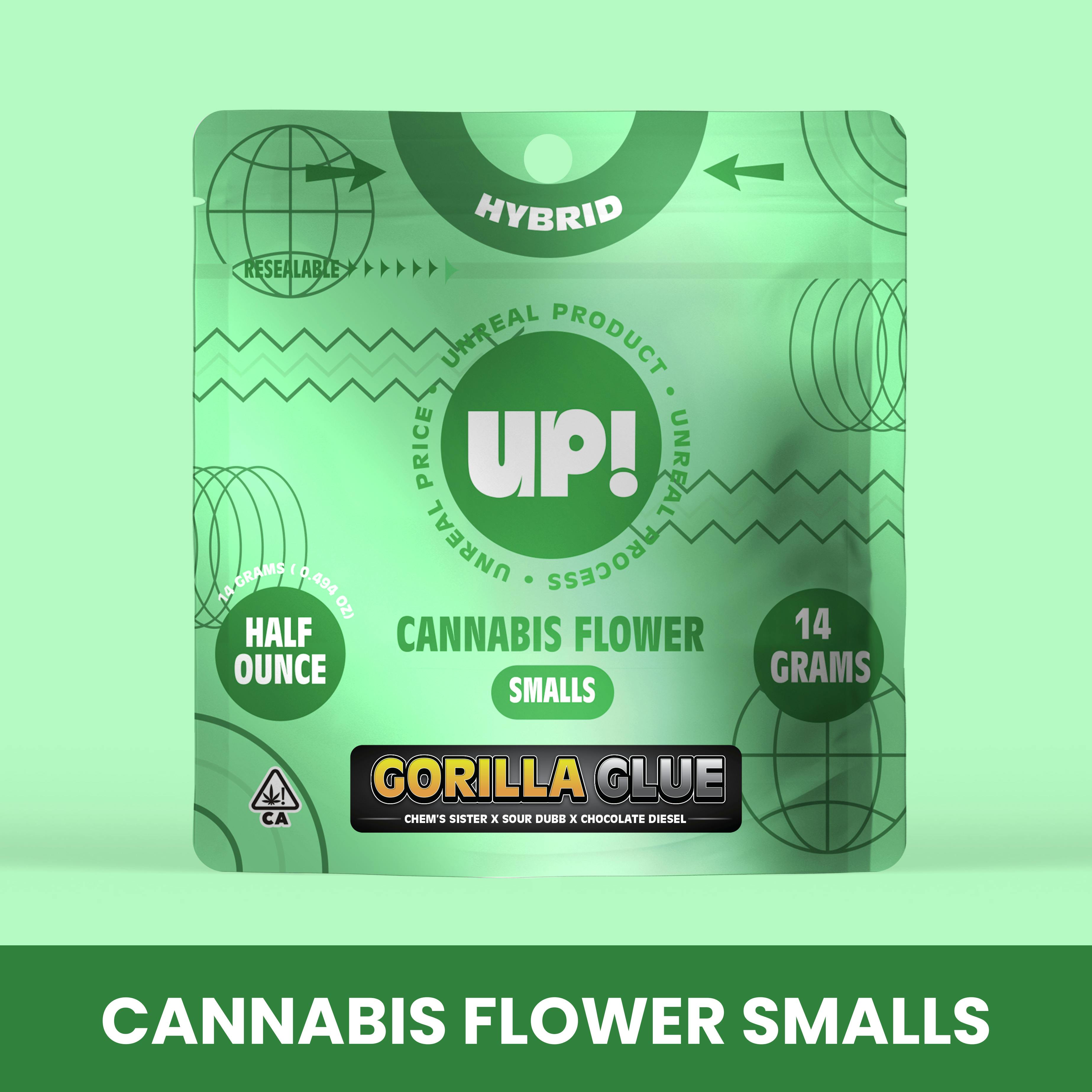 Gorilla Glue (Hybrid) Cannabis Smalls 14g