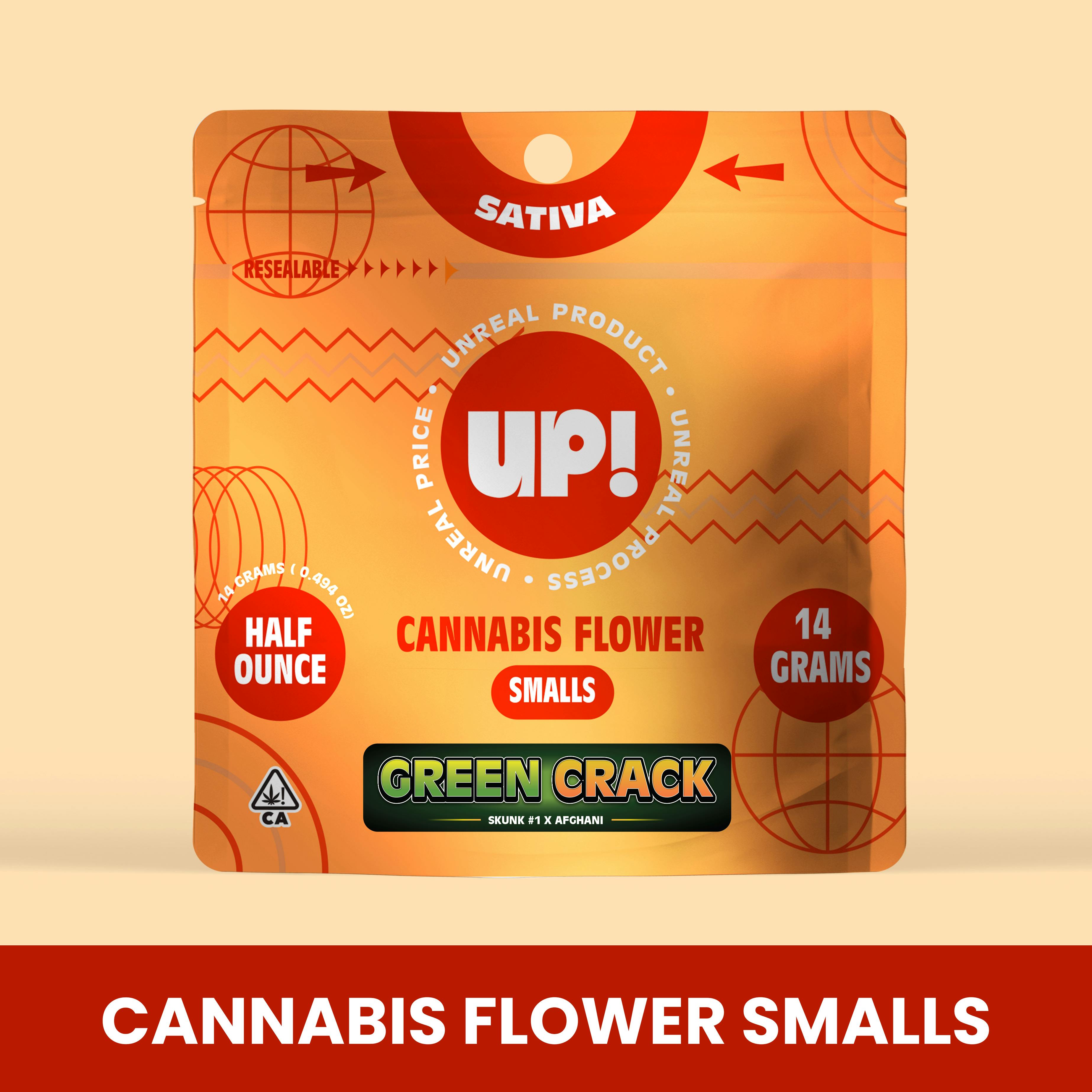 Green Crack (Sativa) Cannabis Smalls 14g