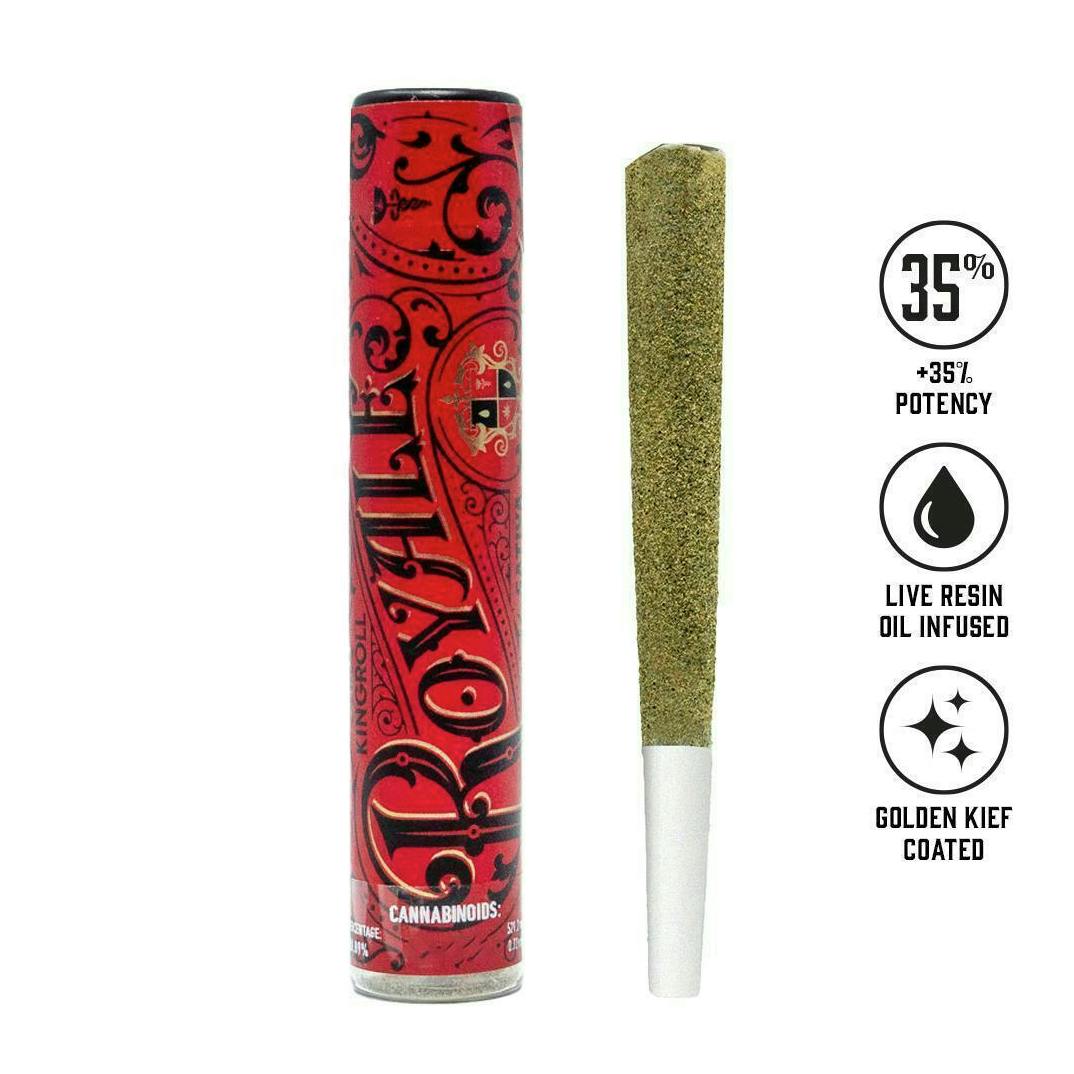 Kingroll Royale | Tropicana | Live Resin Infused Joint | 1.3g