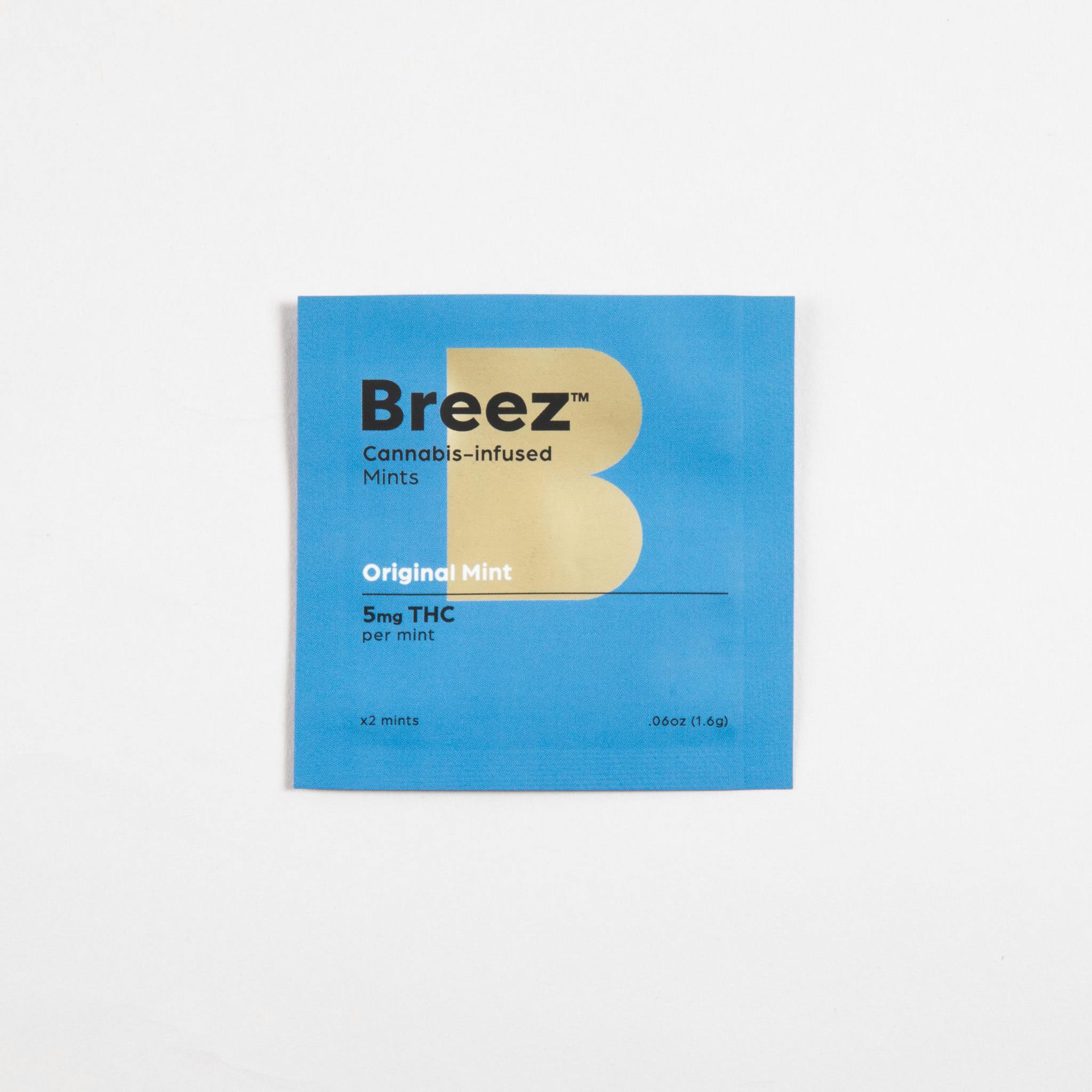 Breez Original Mint THC Mints Pack 2ct
