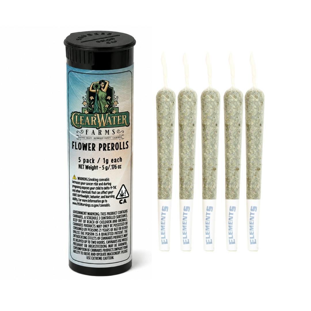 Blue Dream 1 gram Flower Preroll - 5 Pack (S)