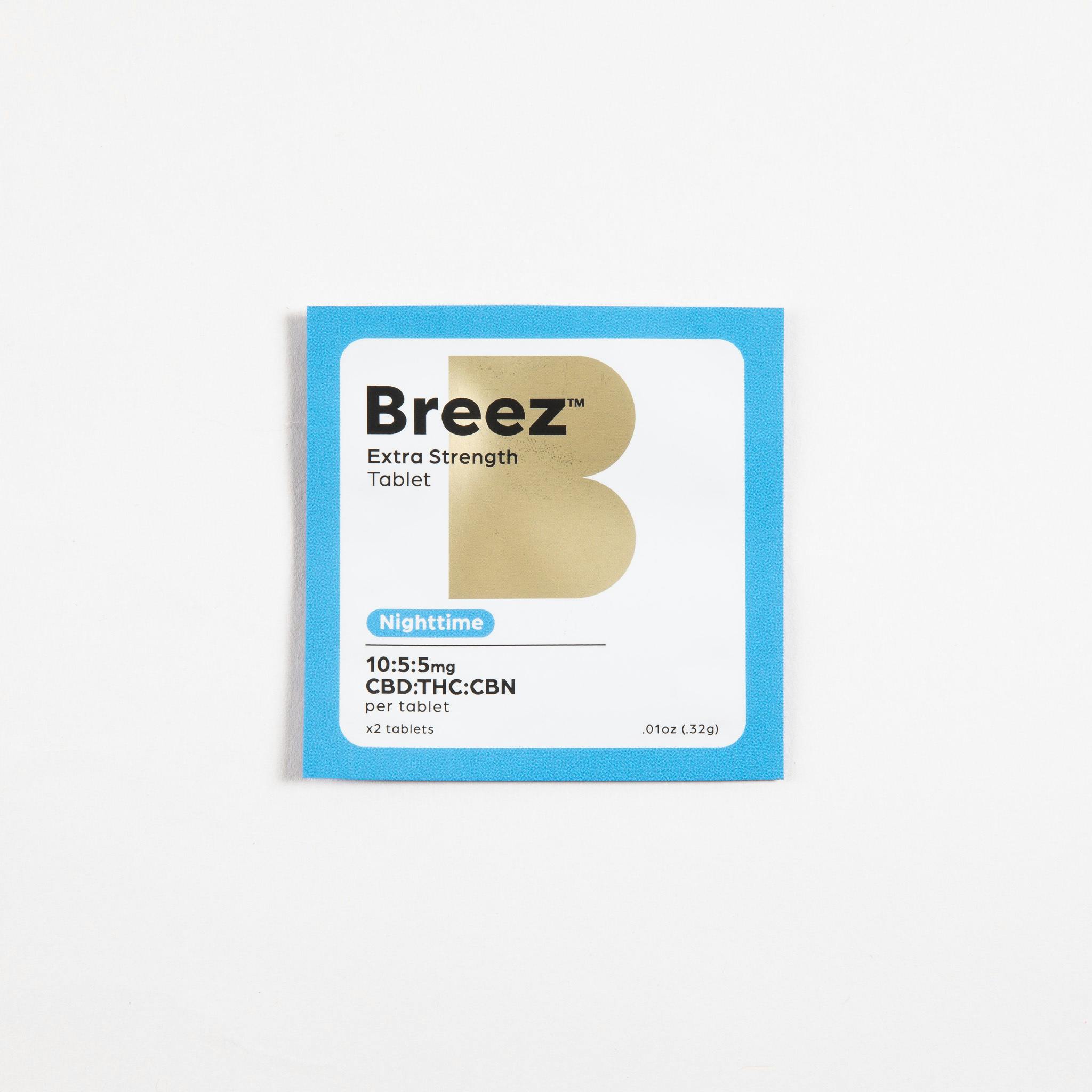 Breez Extra-Strength Nighttime Tablet Pack 1ct