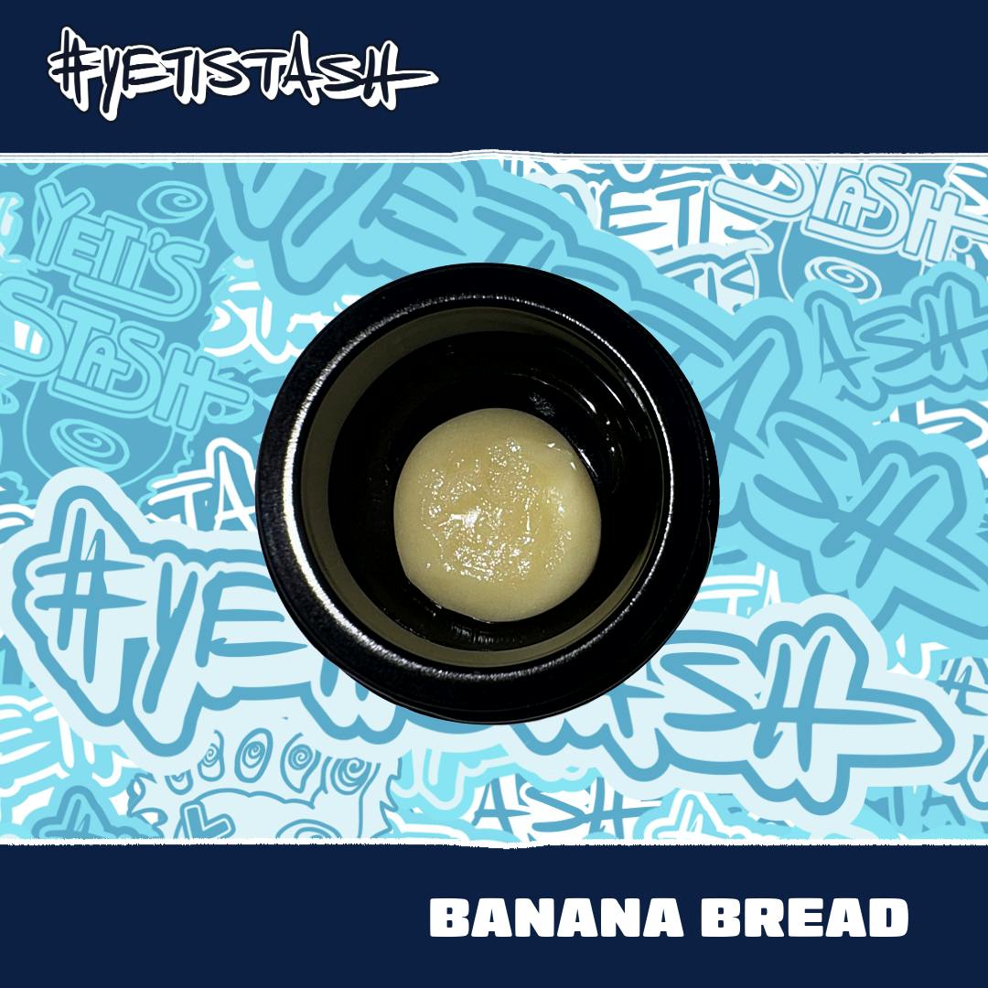 Yetistash | Banana Bread | Live Rosin | 1G Jar