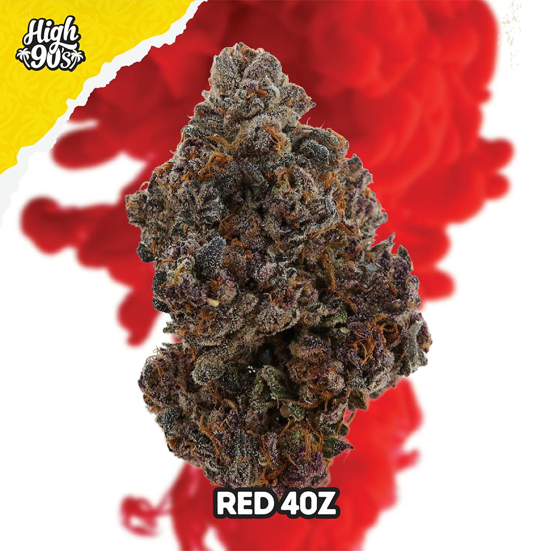 High 90s : Red 40z 7g Small Nugs Flower