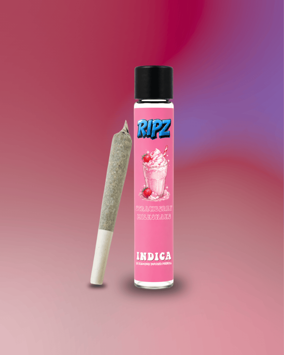 Strawberry Milkshake | Diamond Infused Joint | 1g by Ripz