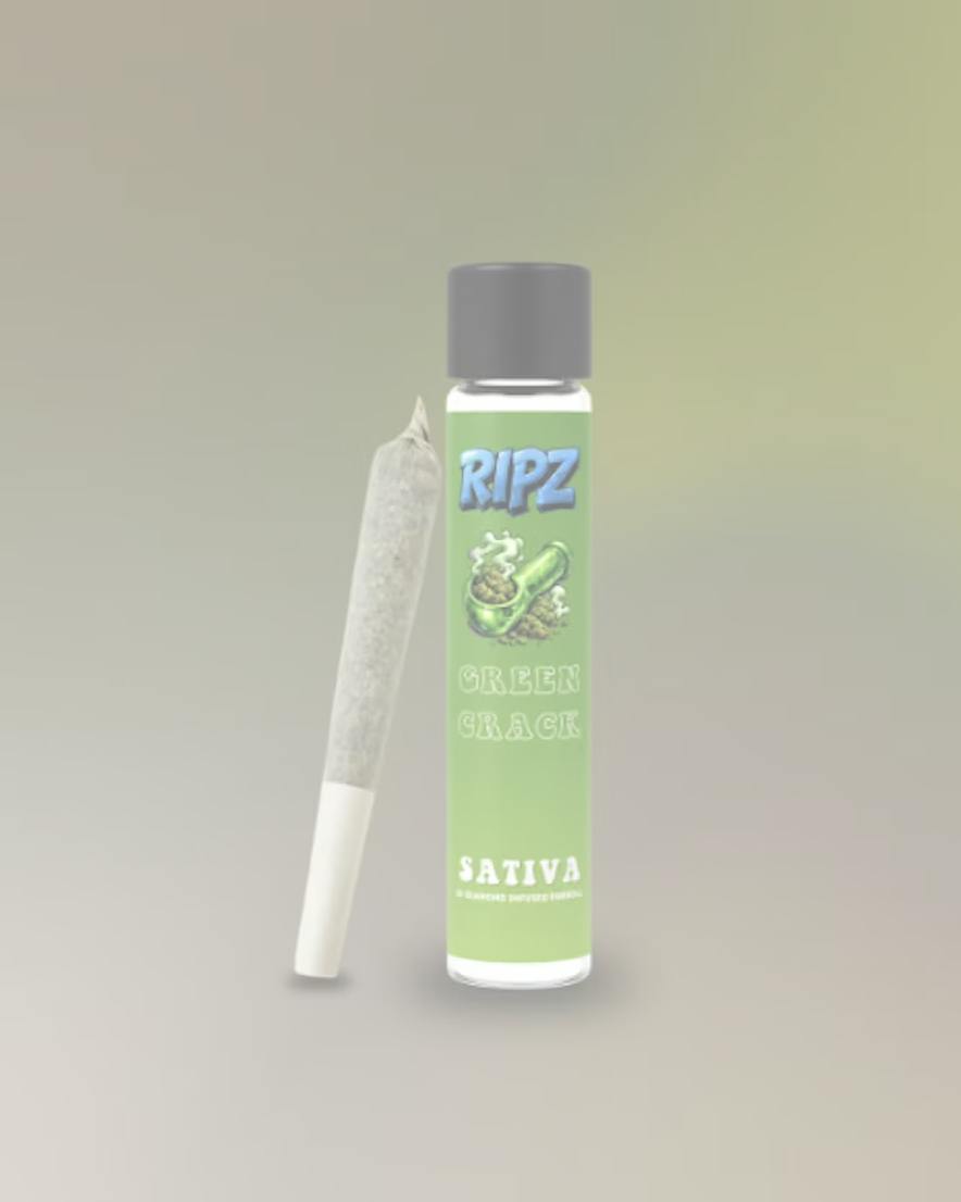 Green Crack | Diamond Infused Joint | 1g by Ripz
