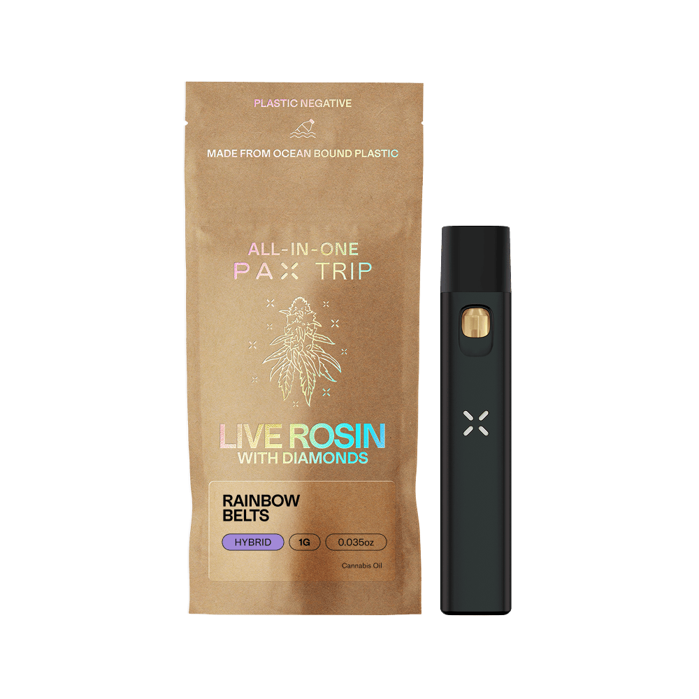 Rainbow Belts | Live Rosin with Diamonds Disposable | 1g
