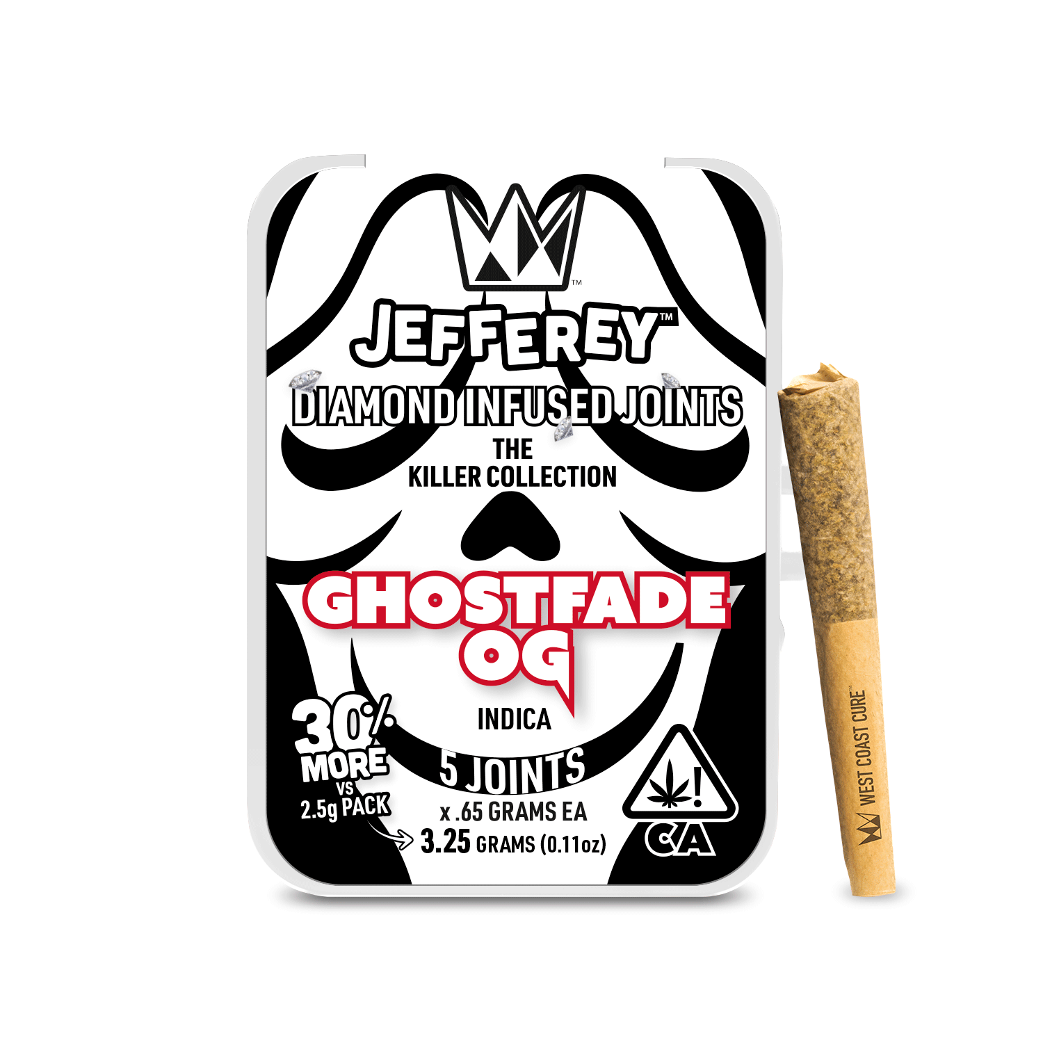 Ghost Fade OG - 0.65G Jefferey Infused Joint 5 Pack