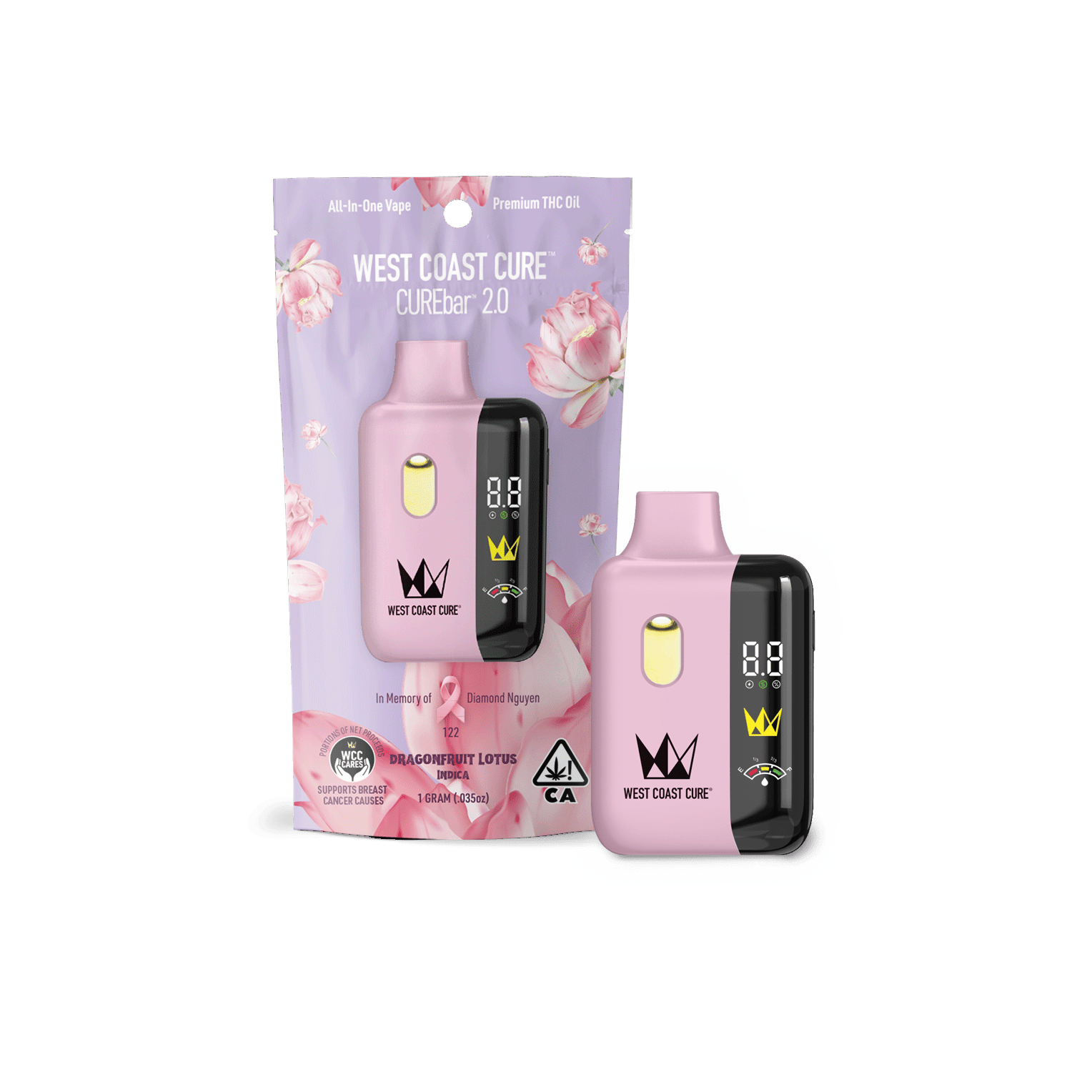Dragonfruit Lotus - 1G AIO CUREbar 2.0