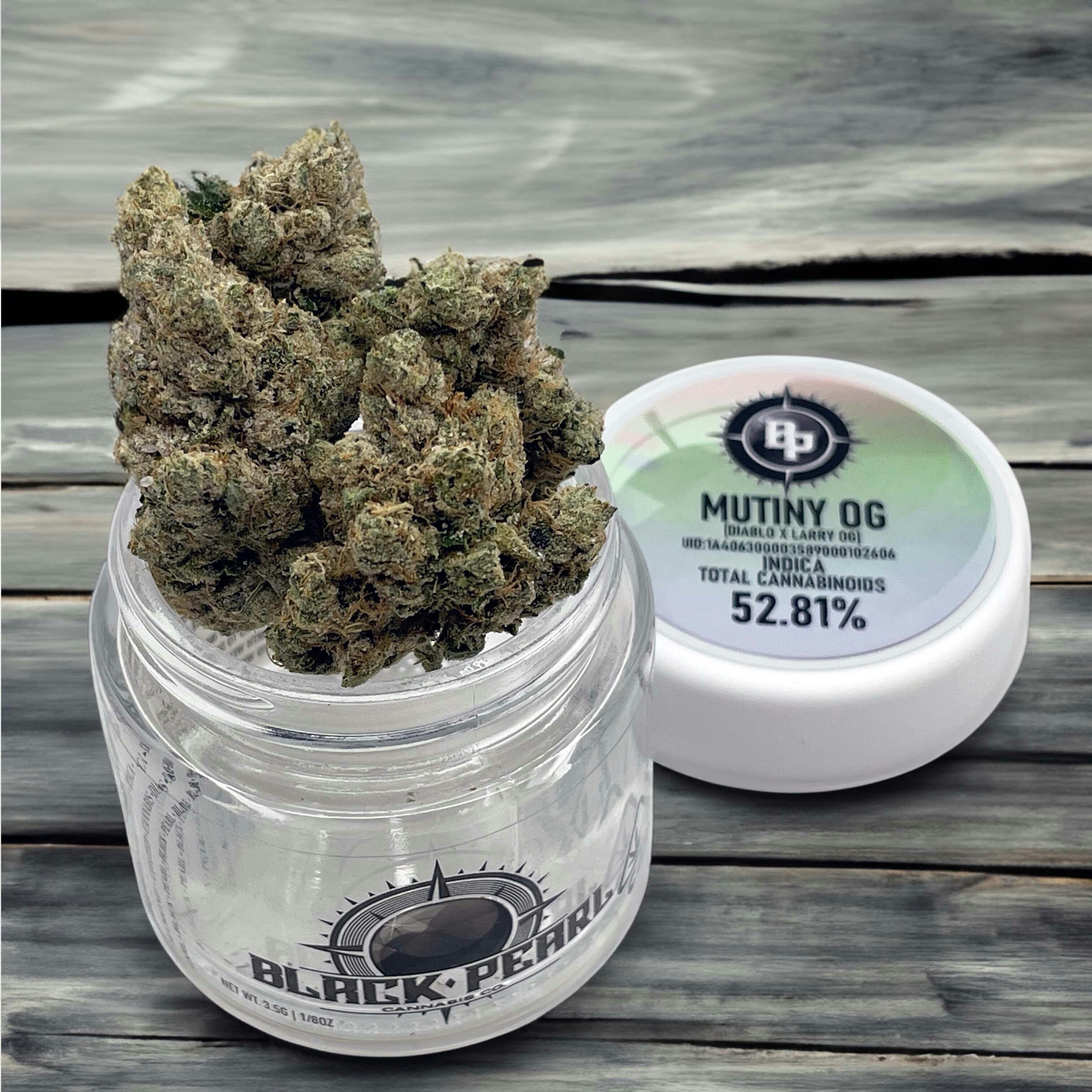 BLACK PEARL - Diamond Coated Indoor - Mutiny OG - 3.5g | 1/8oz