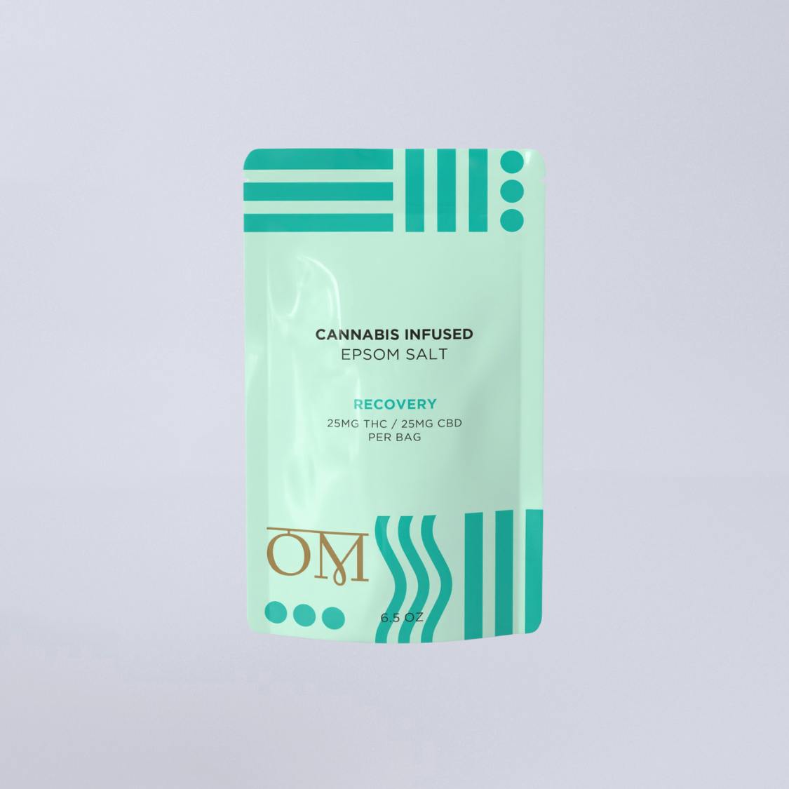 Recovery | Infused Epsom Bath Salt | THC:CBD 25mg:25mg | 6.5oz