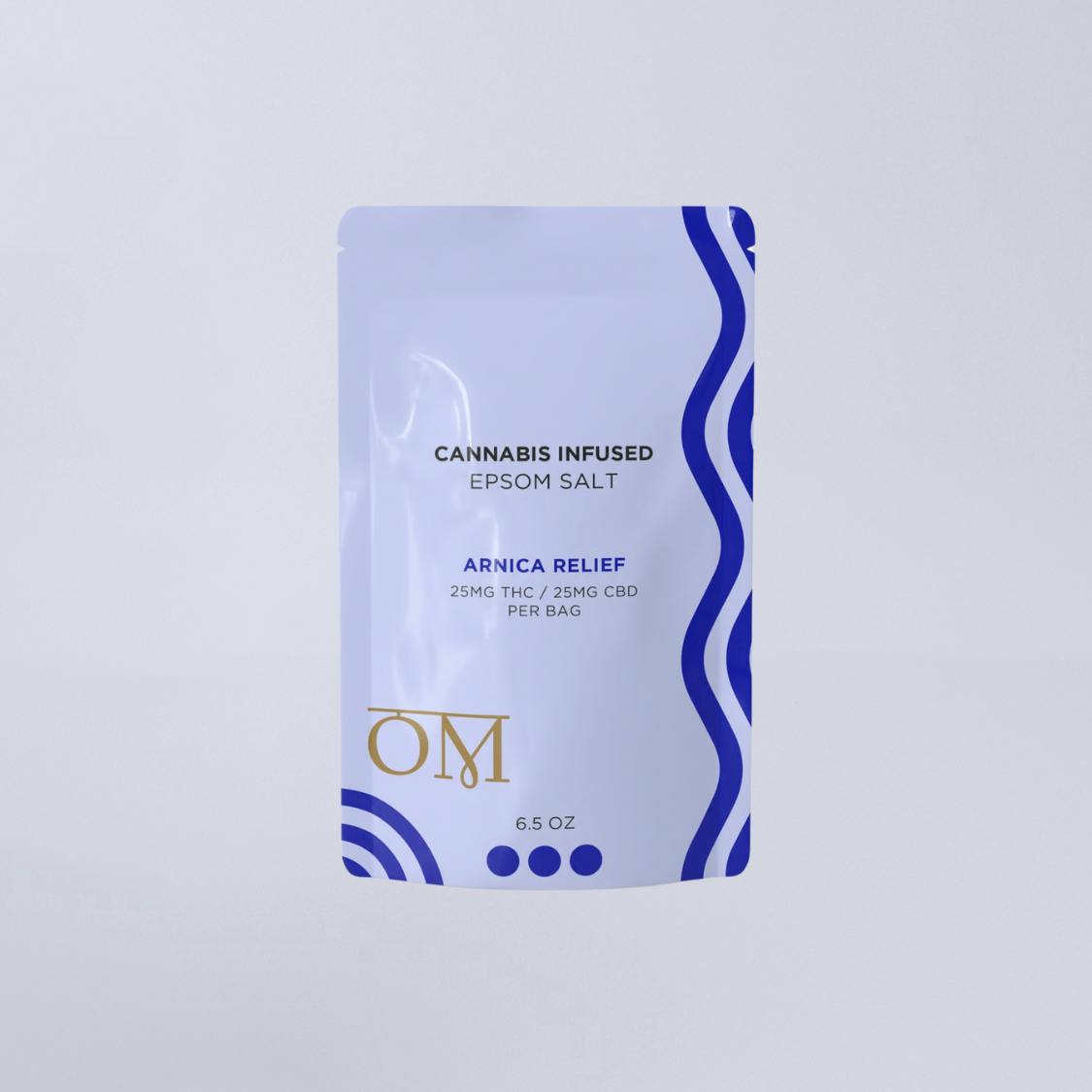 Arnica Relief | Infused Epsom Bath Salt | THC:CBD 25mg:25mg | 6.5oz