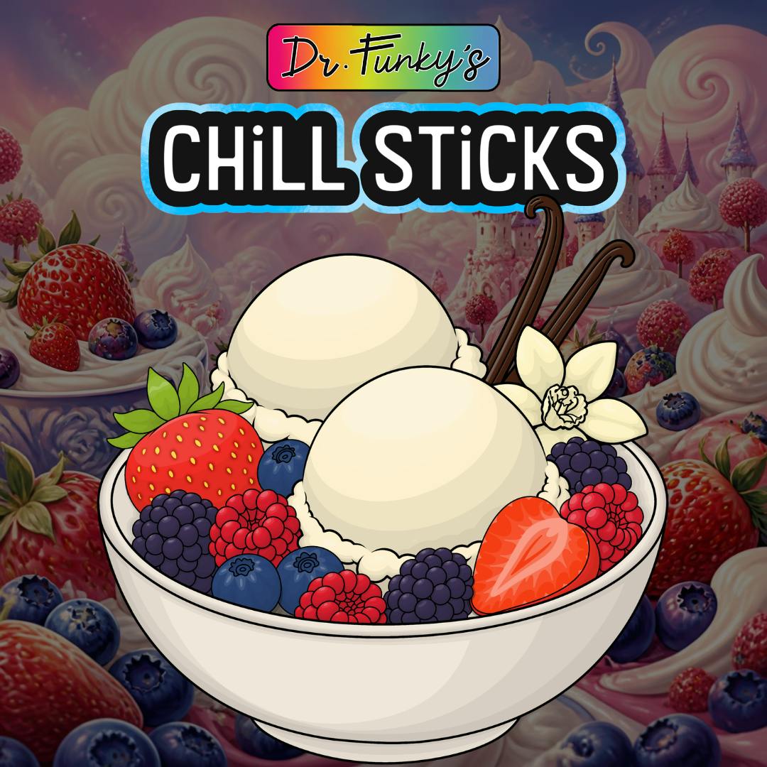 Dr Funkys Chill Stick Berries And Cream