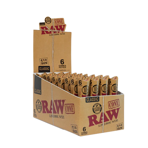 1 1/4 Size Classic Cones | Rolling Papers | Accessories | 6pk — rolling papers listed on the Herbs 4 You menu