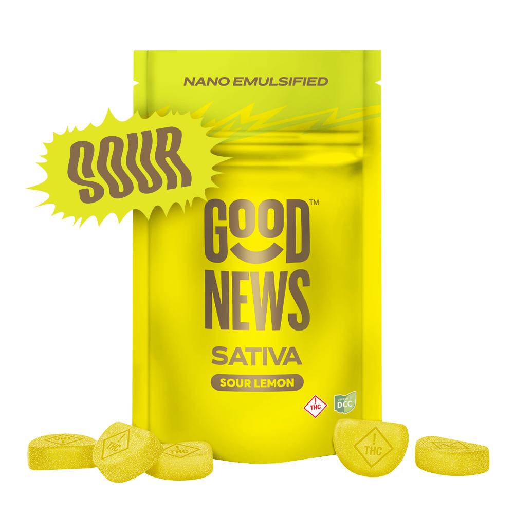 Nano-Emulsified | Sour Lemon Gummies |100mg | 10ct | 10mg/ea