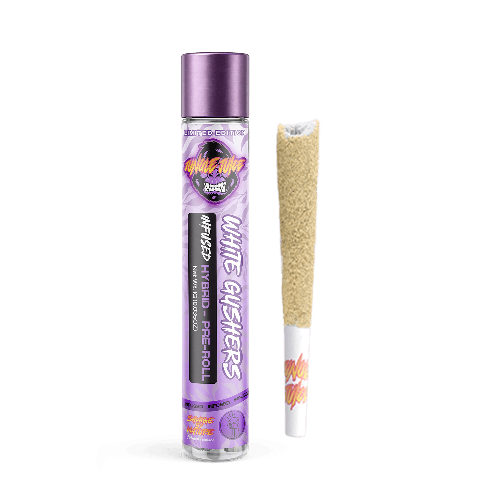 Jungle Juice - White Gushers - 1g Tarantula Pre-Roll - Limited Edition by Jungle Juice