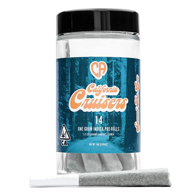 Purple Cookies | California Cruisers Joints | 1g each | 14pk