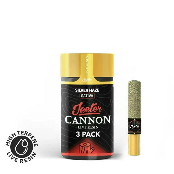 Silver Haze · Live Resin Infused Cannons Minis · 0.5g each