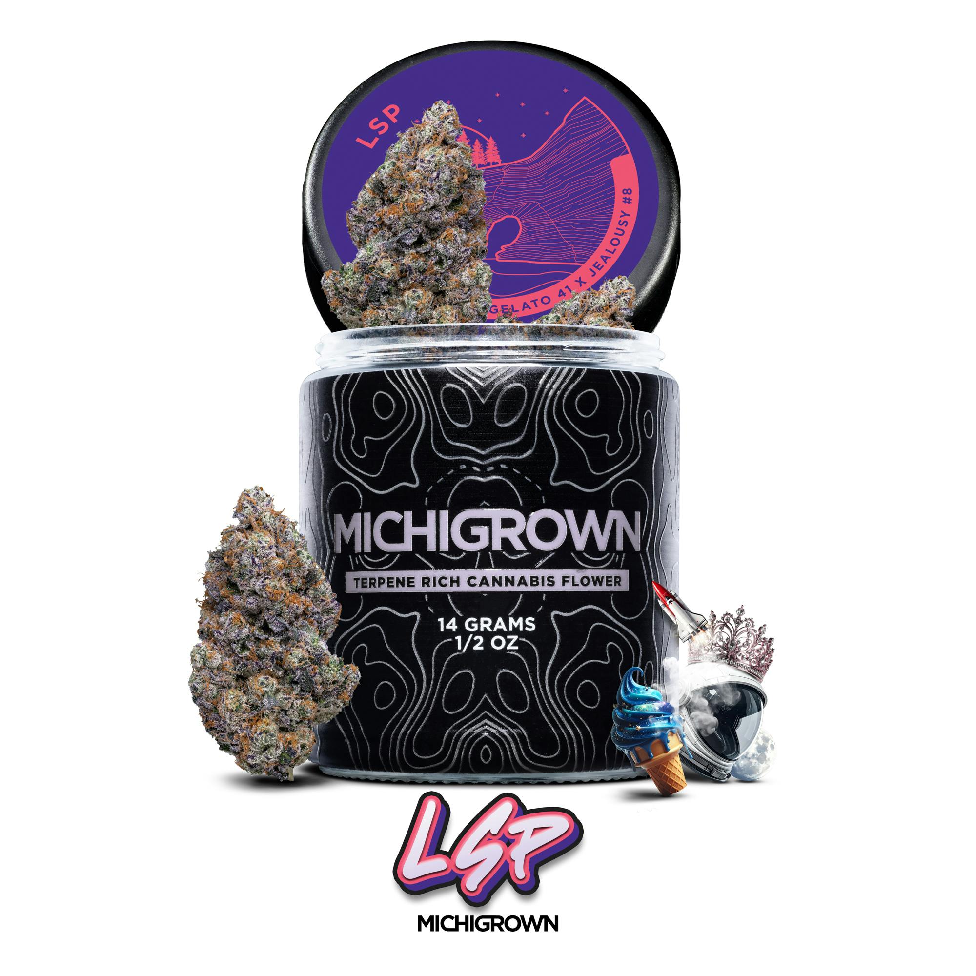 LSP - 14 GRAMS - PREMIUM FLOWER - JARS by MICHIGROWN