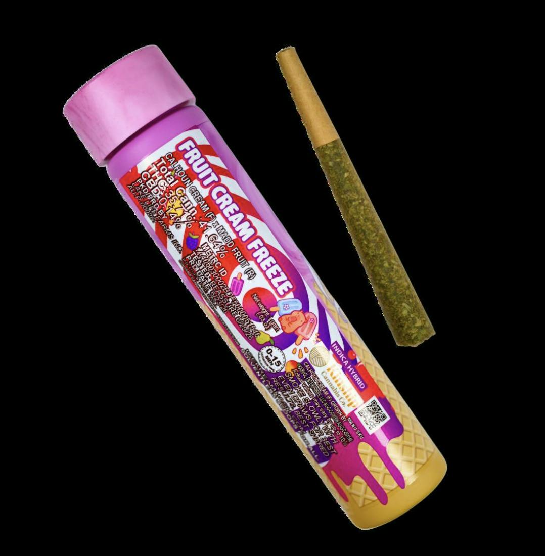 Fruit Cream Freeze | Rosin Infused Joint | 1g by Ice Kream Hash Co.