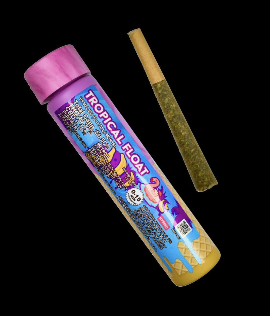 Tropical Float | Rosin Infused Joint | 1g by Ice Kream Hash Co.