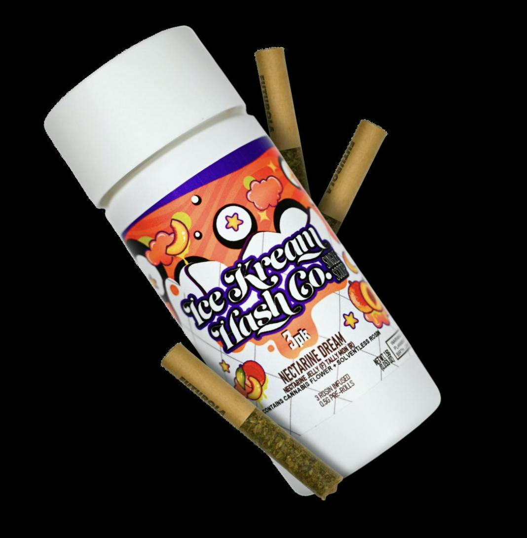 Nectarine Dream | Rosin Infused Minis | 0.5g each | 3pk by Ice Kream Hash Co.