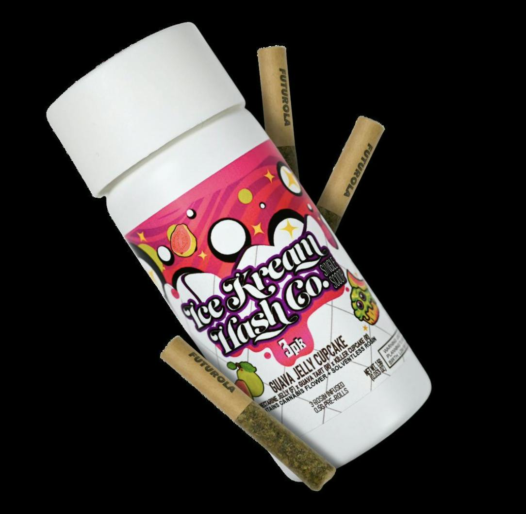 Guava Jelly Cupcake | Rosin Infused Minis | 0.5g each | 3pk