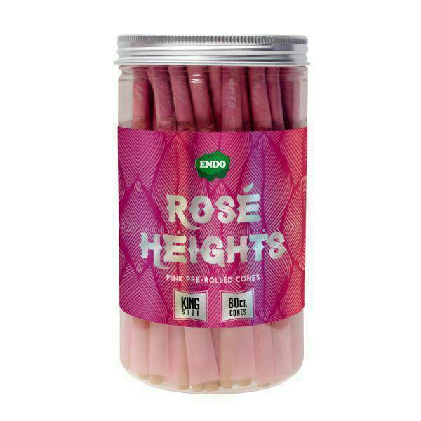 ENDO Rose Heights Premium Pink 1 1/4 Size Cones | Accessories