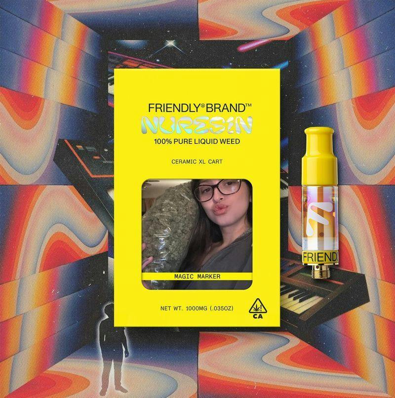 Friendly Brand - Magic Marker - Hybrid - 1g Live NURESIN 510 Cart