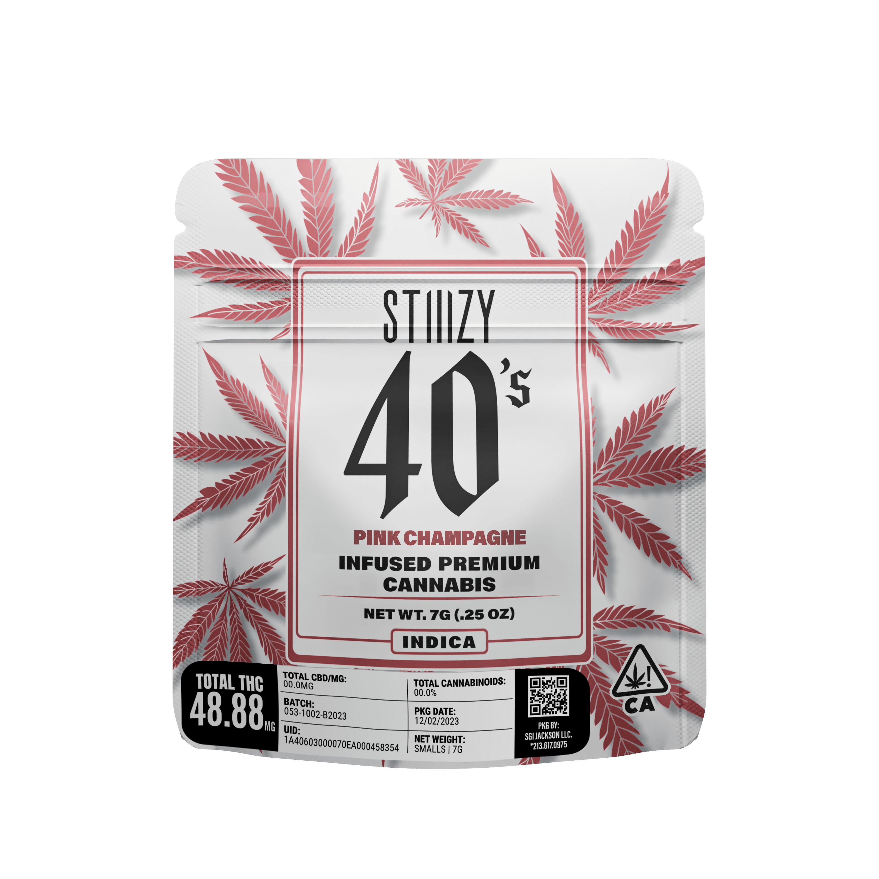 - PINK CHAMPAGNE - 7G 40's Infused Flower