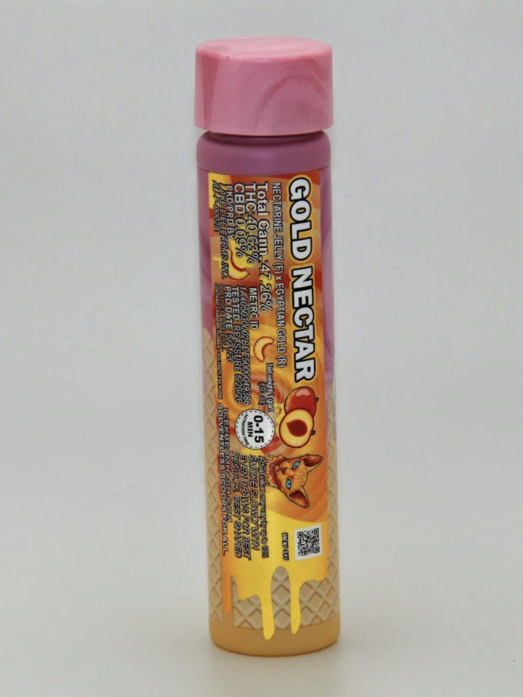 Gold Nectar | Rosin Infused Joint | 1g by Ice Kream Hash Co.
