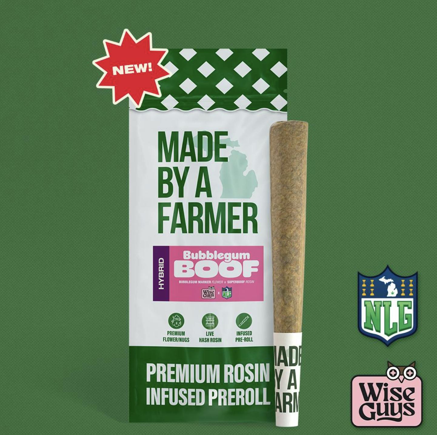 Bubblegum Boof | Infused Joint | 1.5g by Made By A Farmer