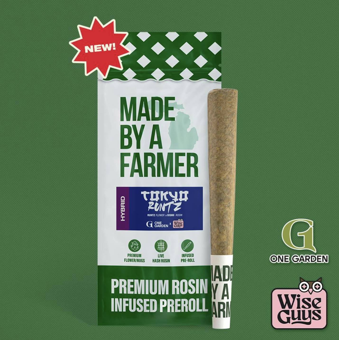Tokyo Runtz | Infused Joint | 1.5g by Made By A Farmer