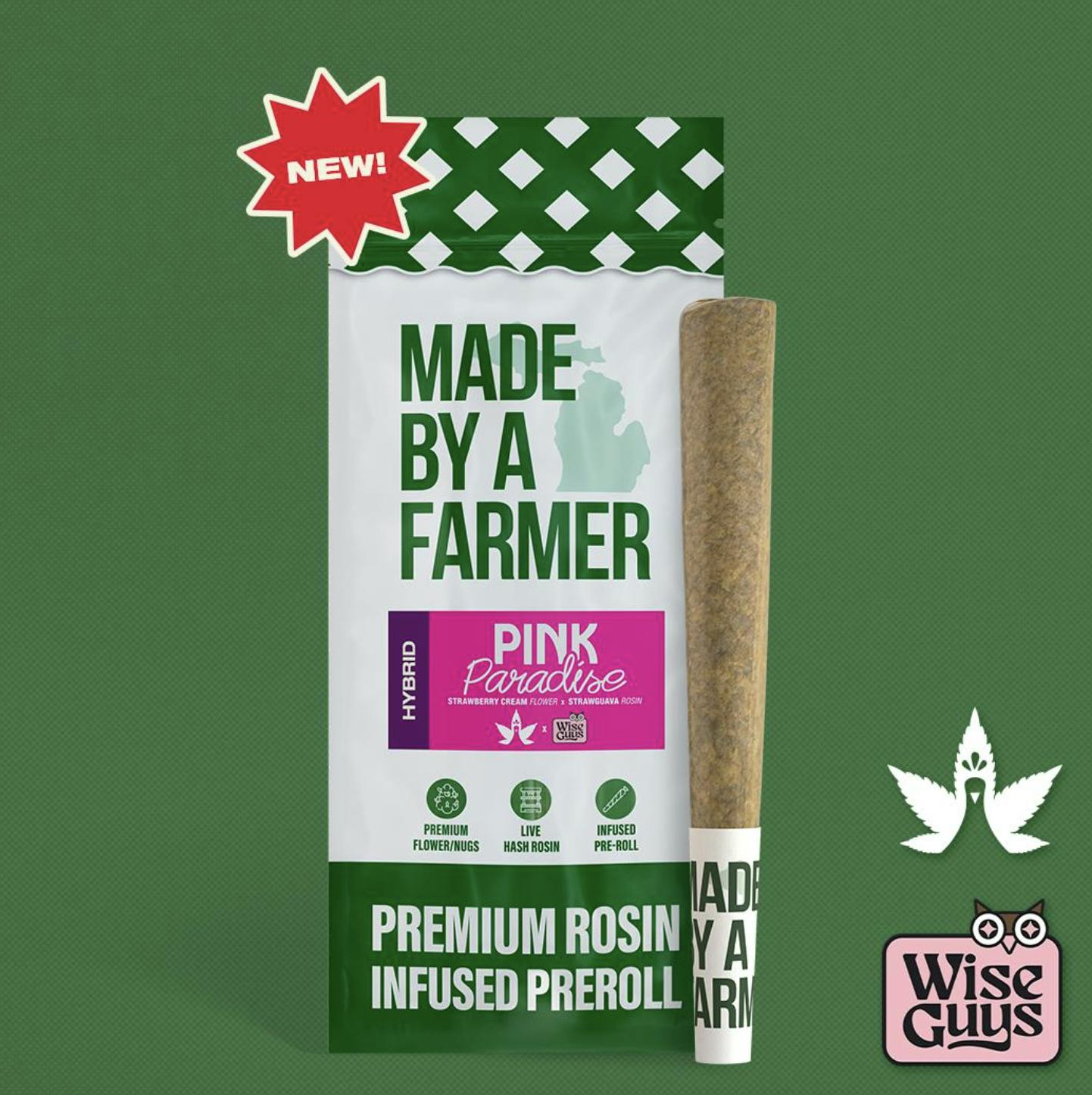 Pink Paradise | Infused Joint | 1.5g by Made By A Farmer