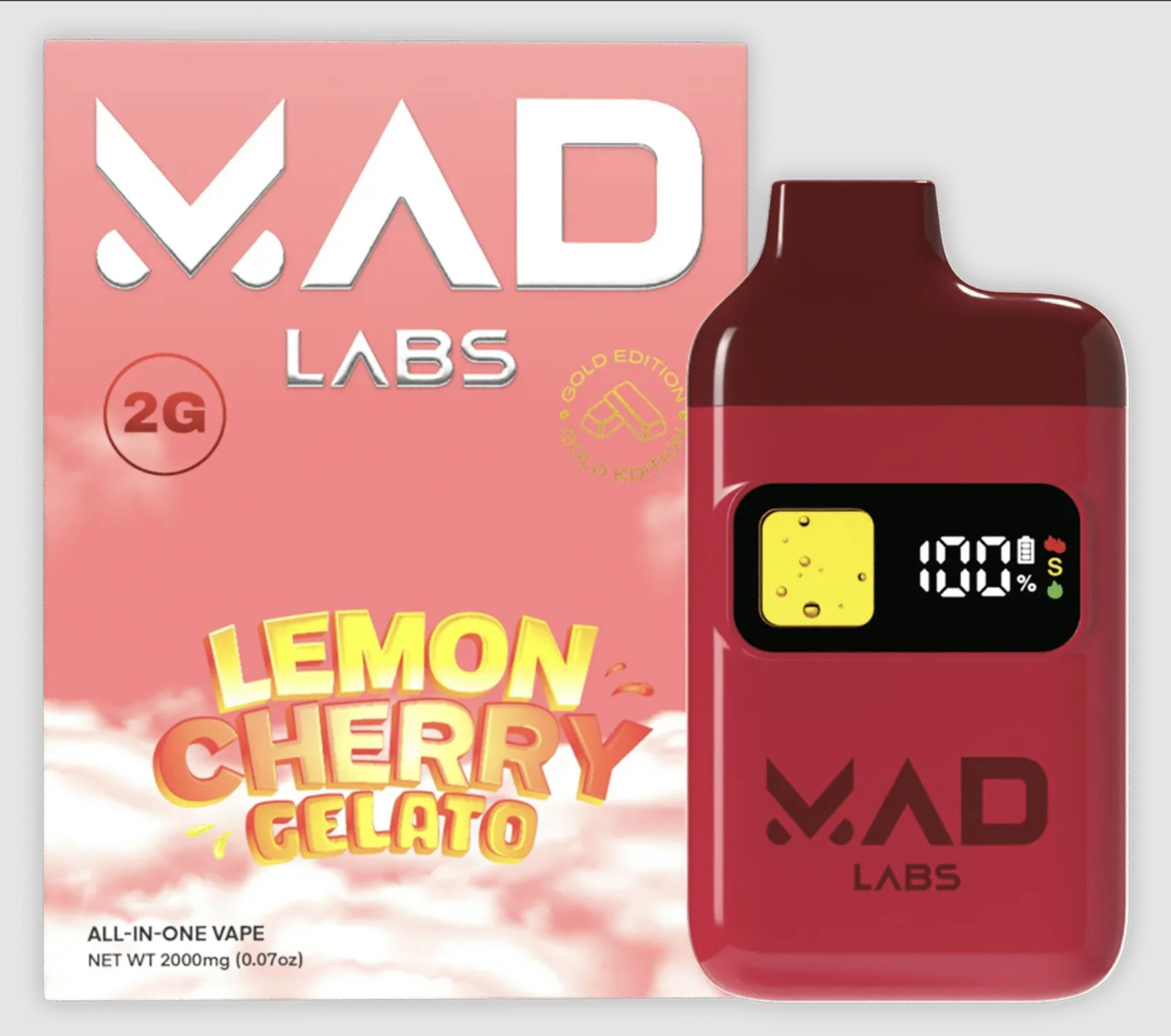 Lemon Cherry Gelato | Disposable | 2g