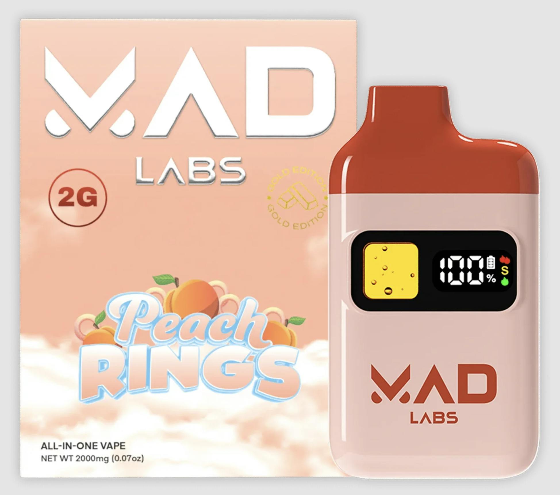 Peach Rings | Disposable | 2g
